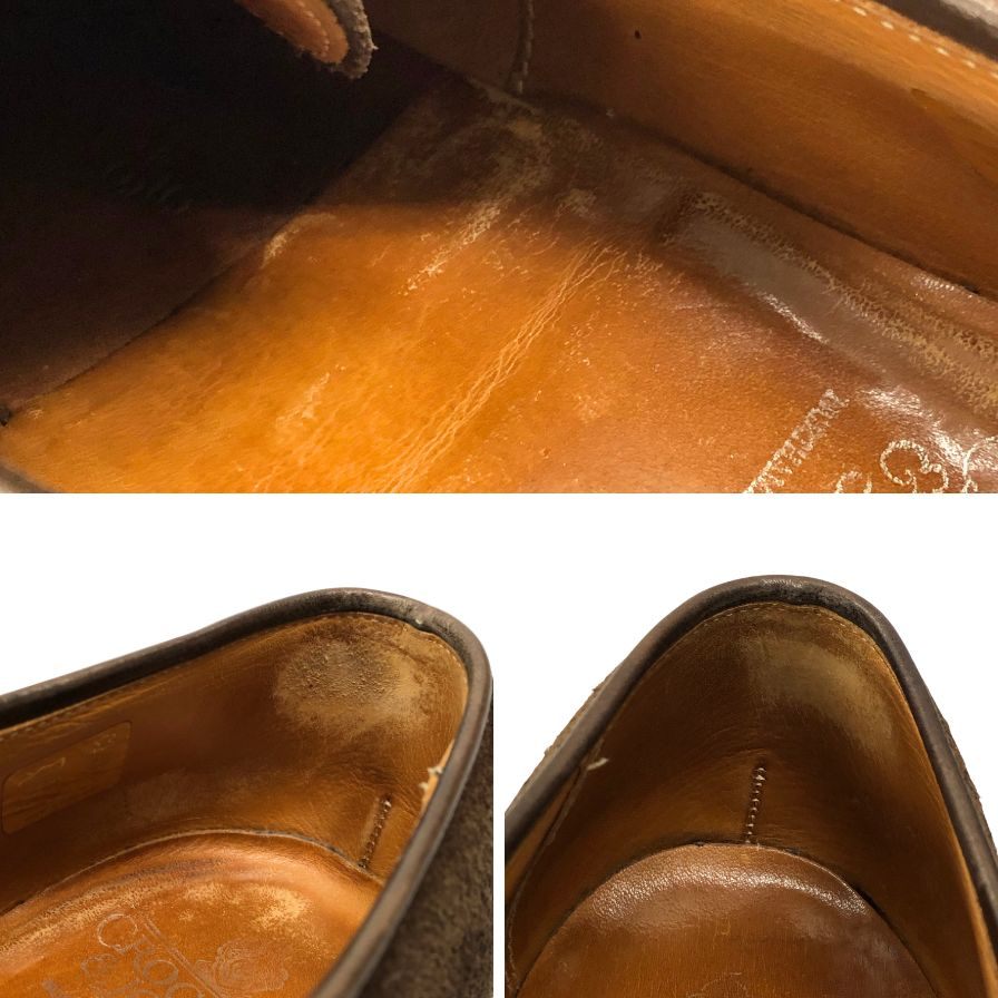 【CROCKETT&JONES】クロケット&ジョーンズ ビジネスシューズ スエード ブラウン(茶系) サイズ 9.5 E ラスト