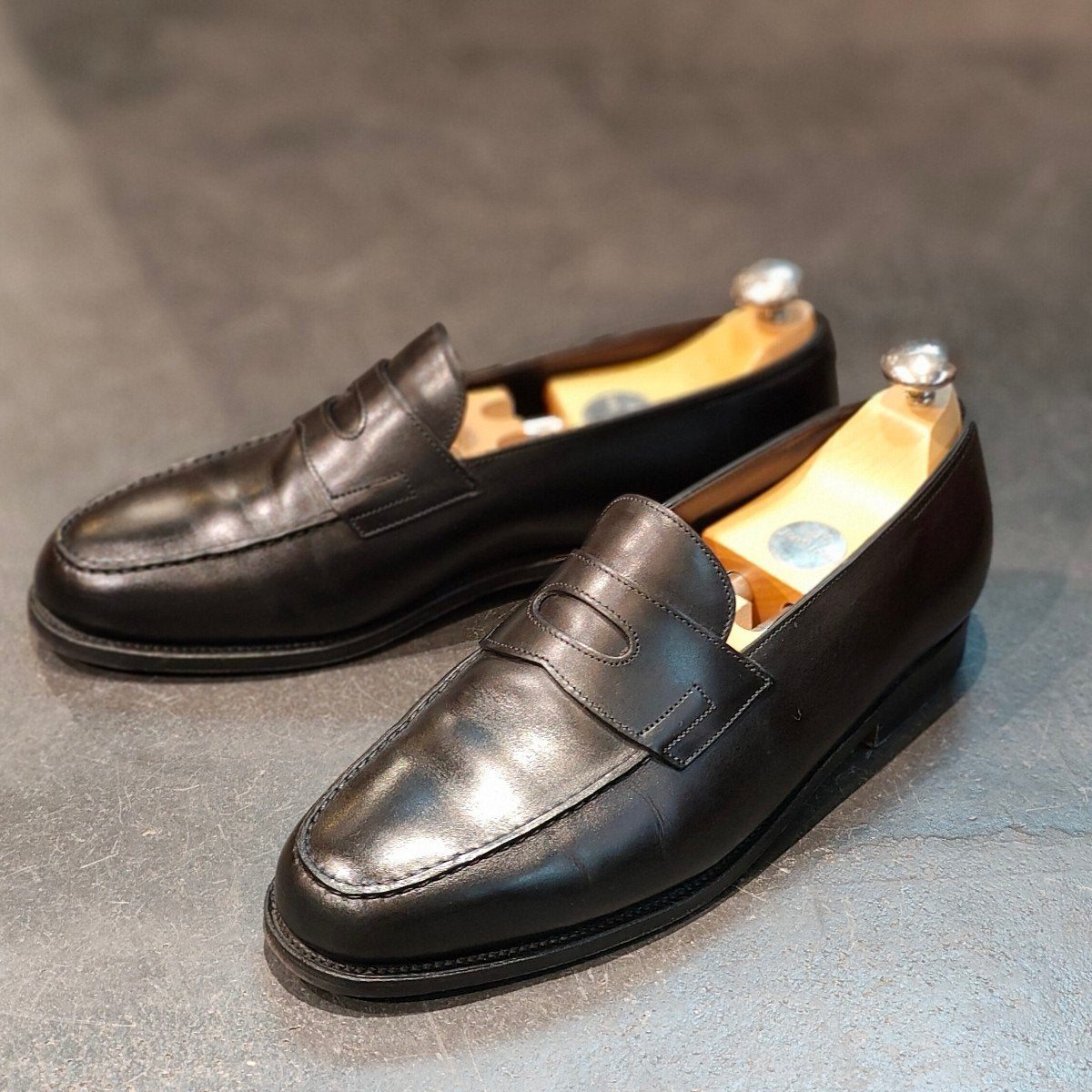 美品 【JOHN LOBB】ジョンロブ ロペス ローファー カーフ ブラック サイズ UK6E 4395ラスト 定価￥254,100- –  LASTLAB