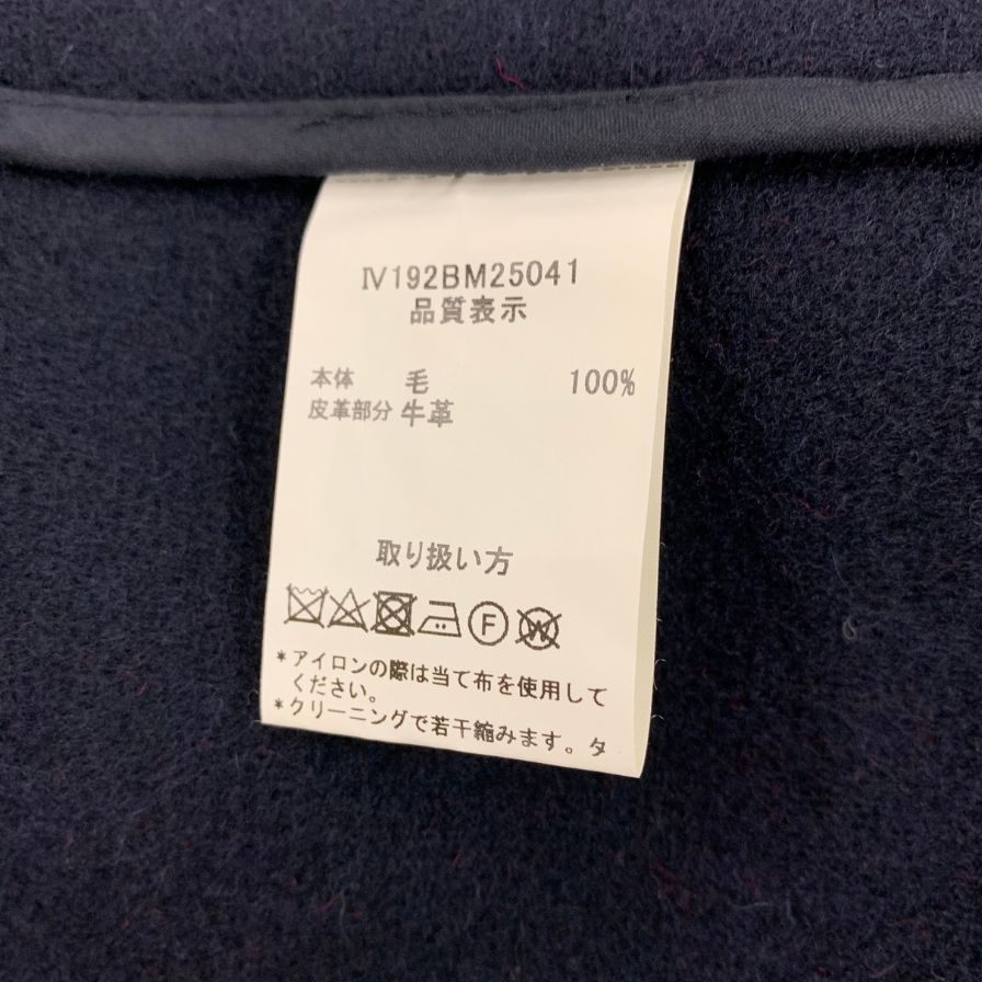 新品未使用【INVERTERE】インバーティア ジョシュアエリス社生地 ダッフルコート サイズ36