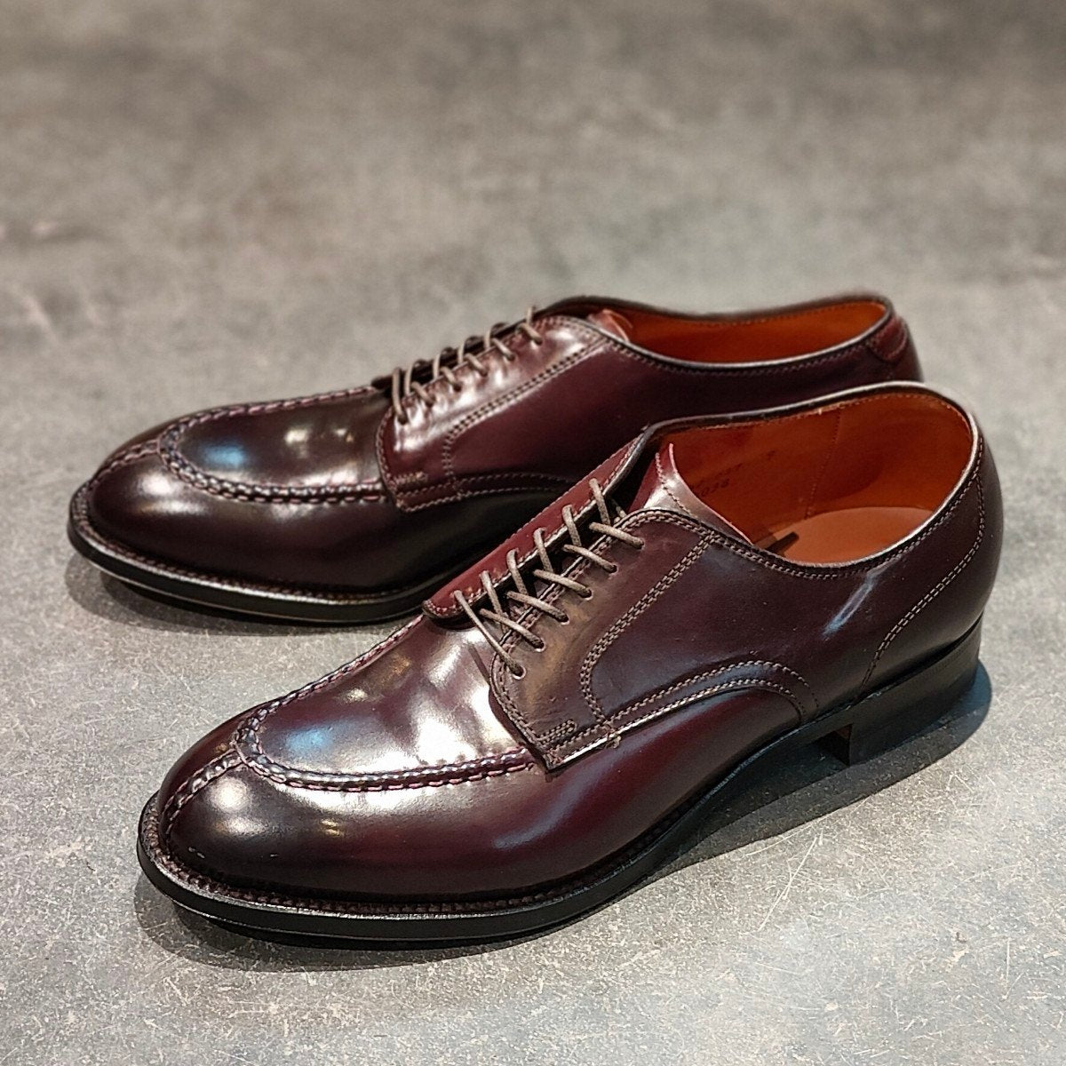 希少 新品未使用【ALDEN】オールデン リジェクト品 54038 NST Uチップ コードバン ダークバーガンディ サイズUS8.5D モディファイドラスト