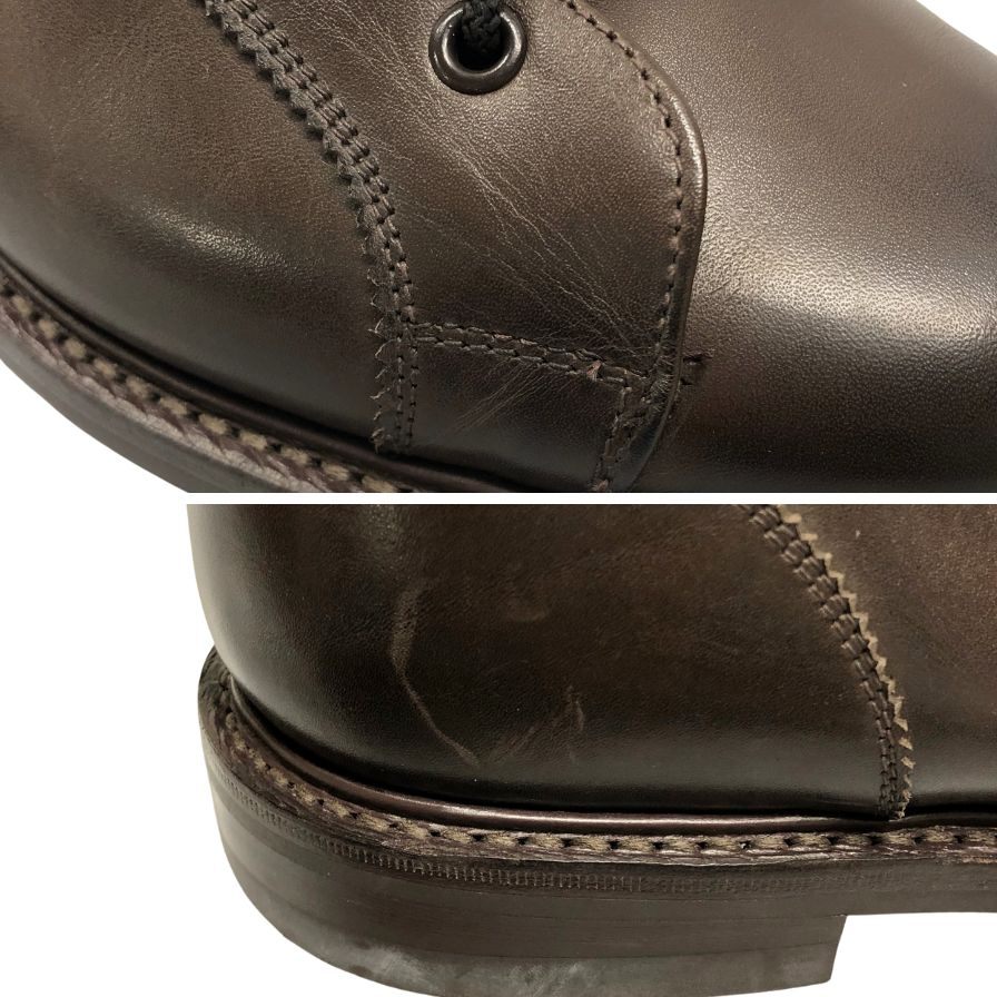 【Tricker's】トリッカーズ 6077 モンキーブーツ レースアップブーツ レザー ブラウン サイズUK9