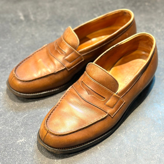 【J.M.WESTON】ジェイエムウエストン 180 シグニチャーローファー  ローファー カーフ タンブラウン サイズ6.5C 41ラスト