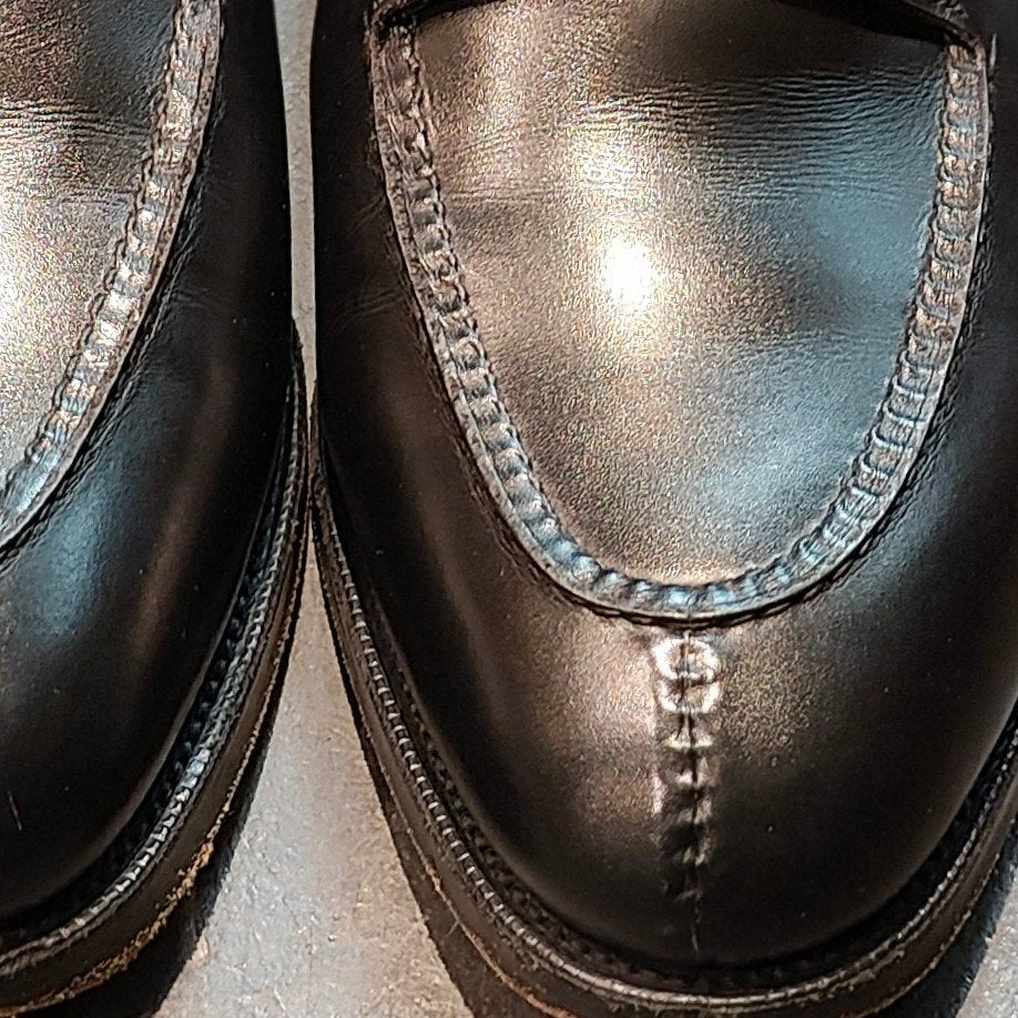 使用数回 【EDWARD GREEN】エドワードグリーン ドーバー Uチップ カーフ ブラック サイズ UK8.5E 32ラスト 定価¥273,900-