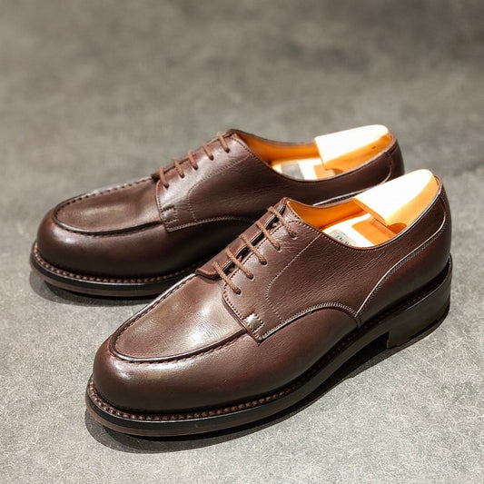 極美品【J.M.WESTON】ジェイエムウエストン 641 ゴルフ Uチップ ノヴォカーフ ブラウン サイズ UK6D 31ラスト 参考定価¥176,000-