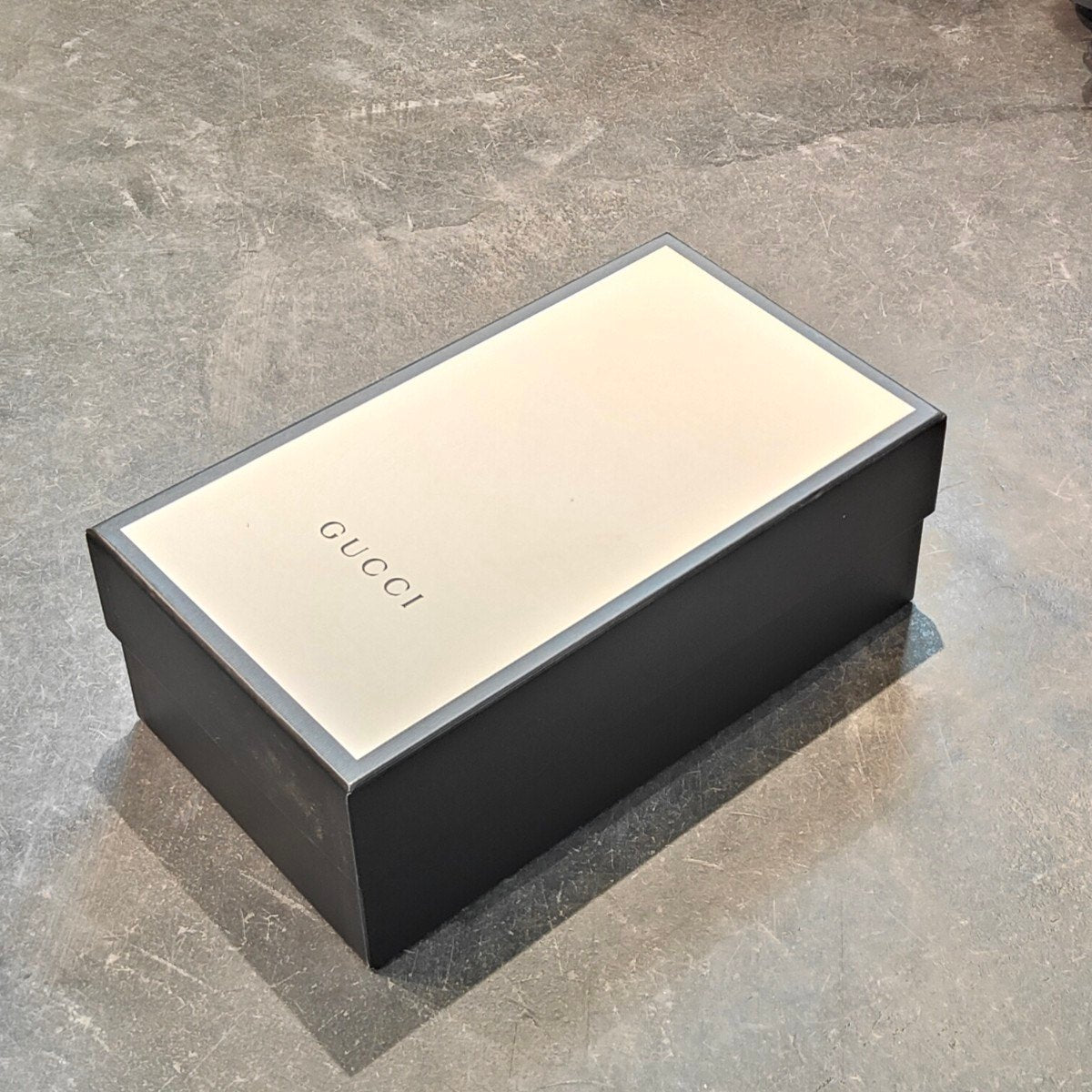 使用数回【GUCCI】グッチ 367762 ホースビットローファー グレインレザー ブラウン サイズUK4.5