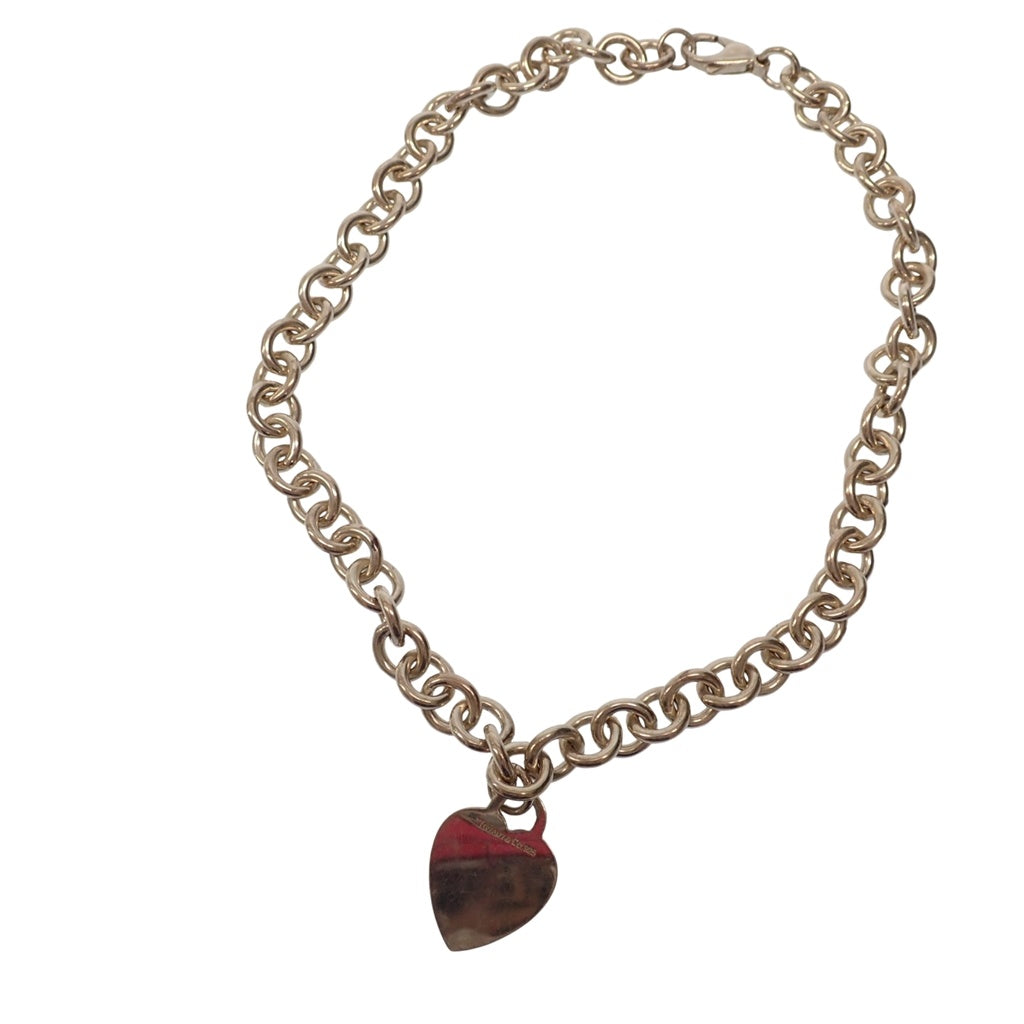 【TIFFANY & CO.】リターントゥティファニー ハートタグ チェーンチョーカー SV925 シルバー
