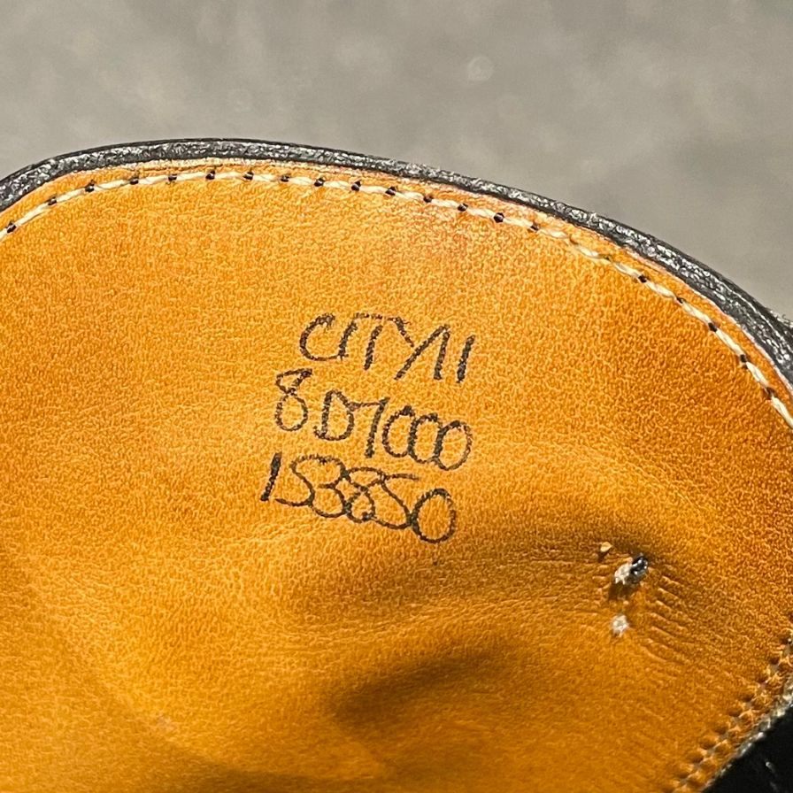 【JOHN LOBB】ジョンロブ シティ2 カーフ ブラック サイズ 8D 7000ラスト