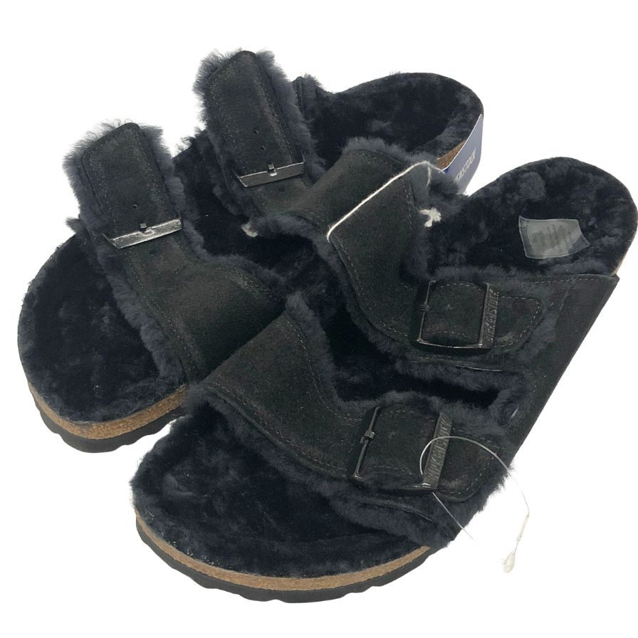 BIRKENSTOCK ブラック27センチ Birkenstock Arizona Birko-Flor Mens Black Regular Sandals
