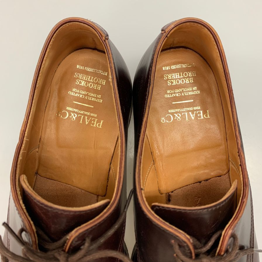 【PEAL&Co】ピール&コー ビジネスシューズ バーガンディ バーガンディ サイズ US8D 341ラスト