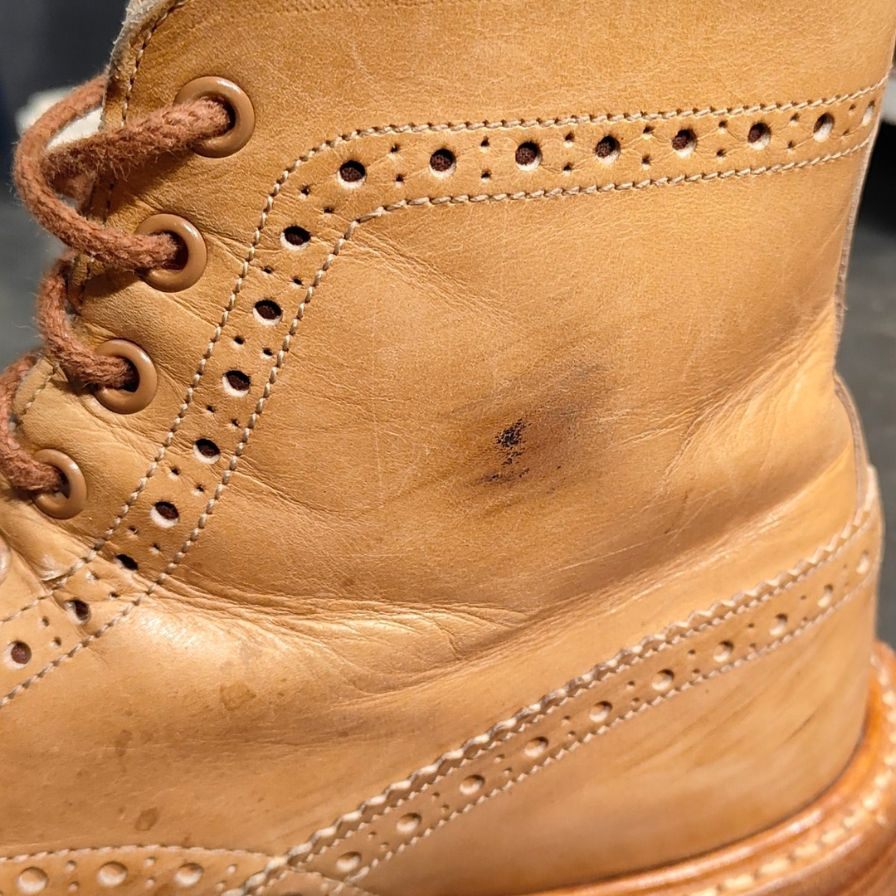 【Tricker’s】トリッカーズ モールトン ブーツ カーフ ベージュ サイズ UK8 参考定価¥132,000-