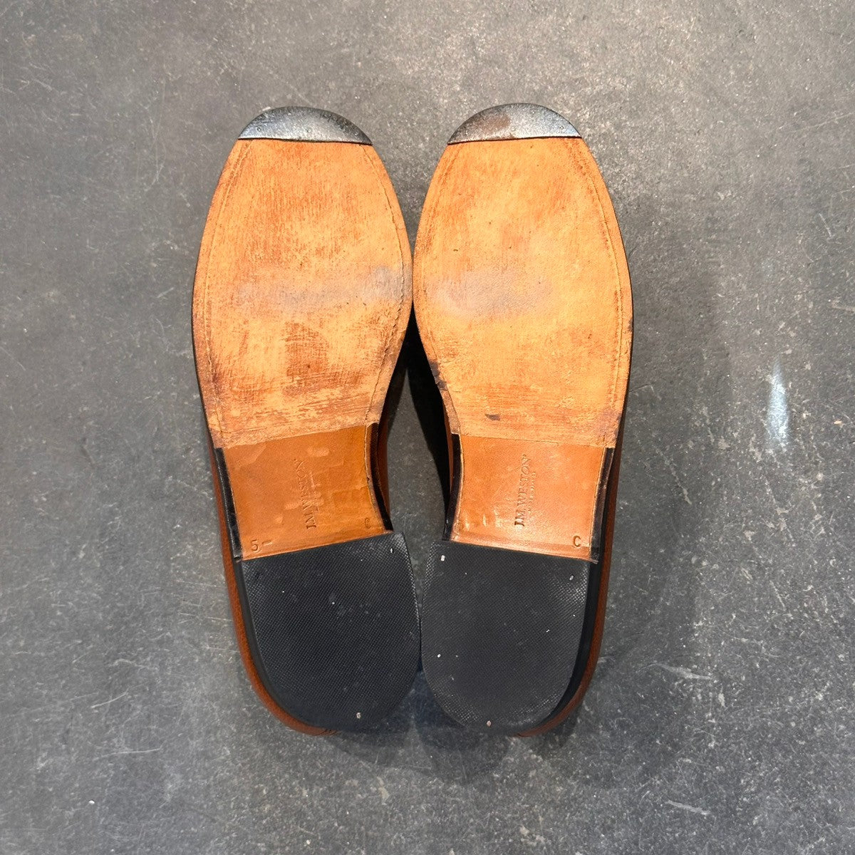 希少【J.M.WESTON】ジェイエムウエストン 180 シグニチャー ローファー チェルケス ブラウン UK5.5C 41ラスト