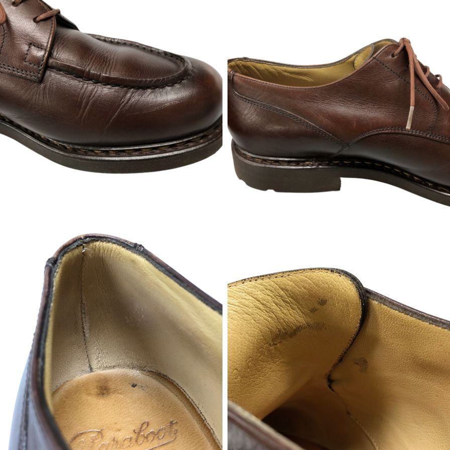 【Paraboot】パラブーツ ビジネスシューズ カーフ ブラウン サイズ UK9 ラスト