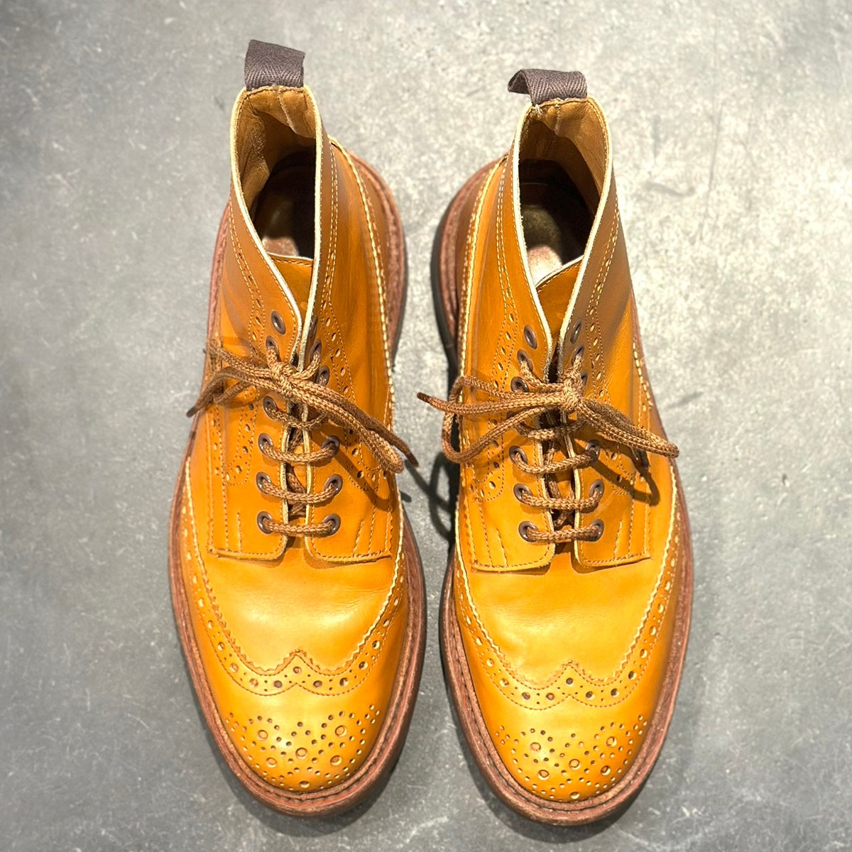 極美品【Tricker’s】トリッカーズ ストウ 5634 エイコンアンティーク サイズ UK7.5 4497Sラスト
