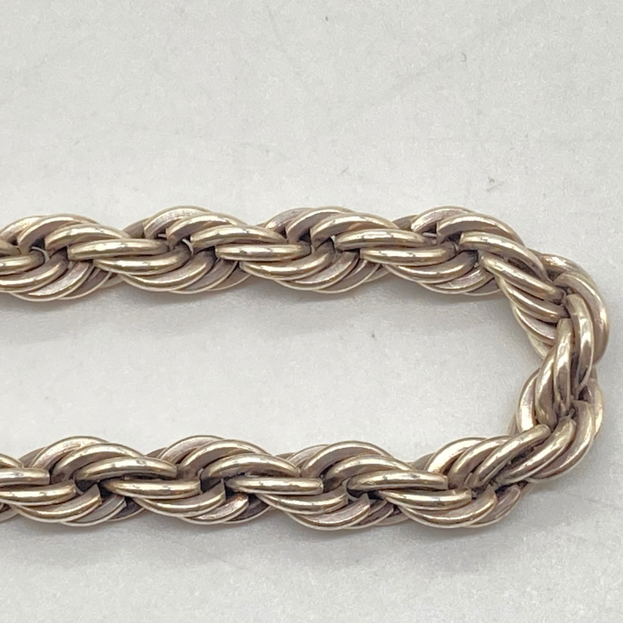 【TIFFANY & CO.】ティファニー ツイストチェーンブレスレット SV925 シルバー