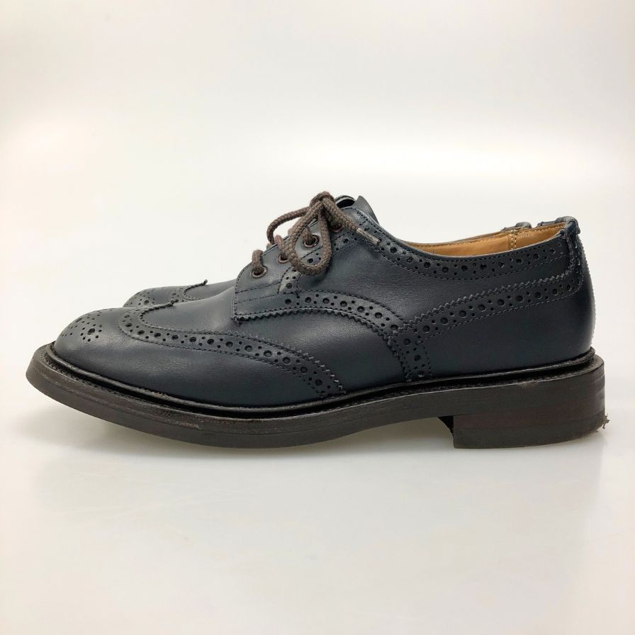 【Tricker's】トリッカーズ L5633 ビジネスシューズ ウイングチップ ネイビー(紺) サイズ UK6 ラスト