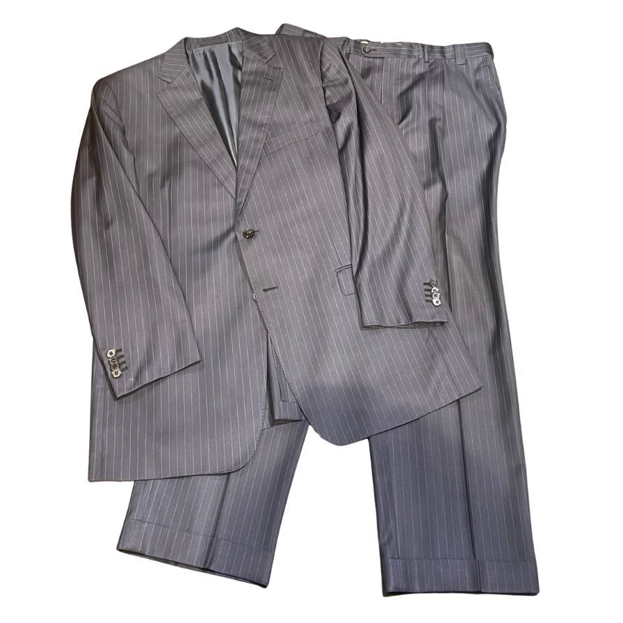 【エルメネジルド ゼニア】Ermenegildo Zegna スーツセット ネイビー(紺) サイズ 56