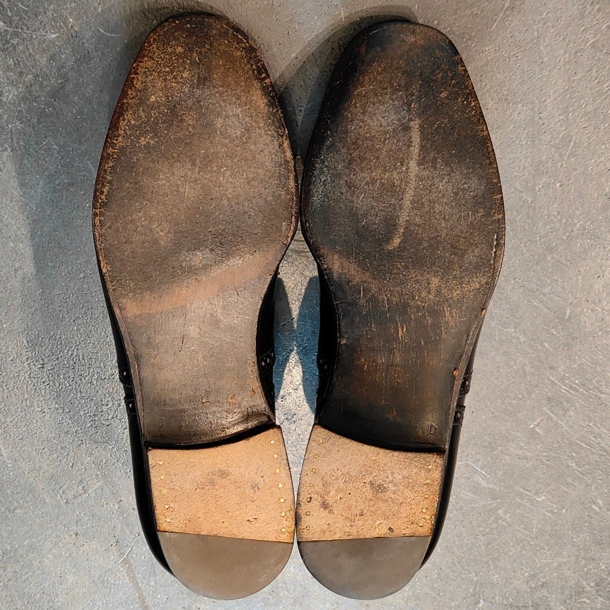 希少 美品【J.M.WESTON】ジェイエムウエストン 310 セミブローグ カーフ ブラック サイズUK8D 11ラスト