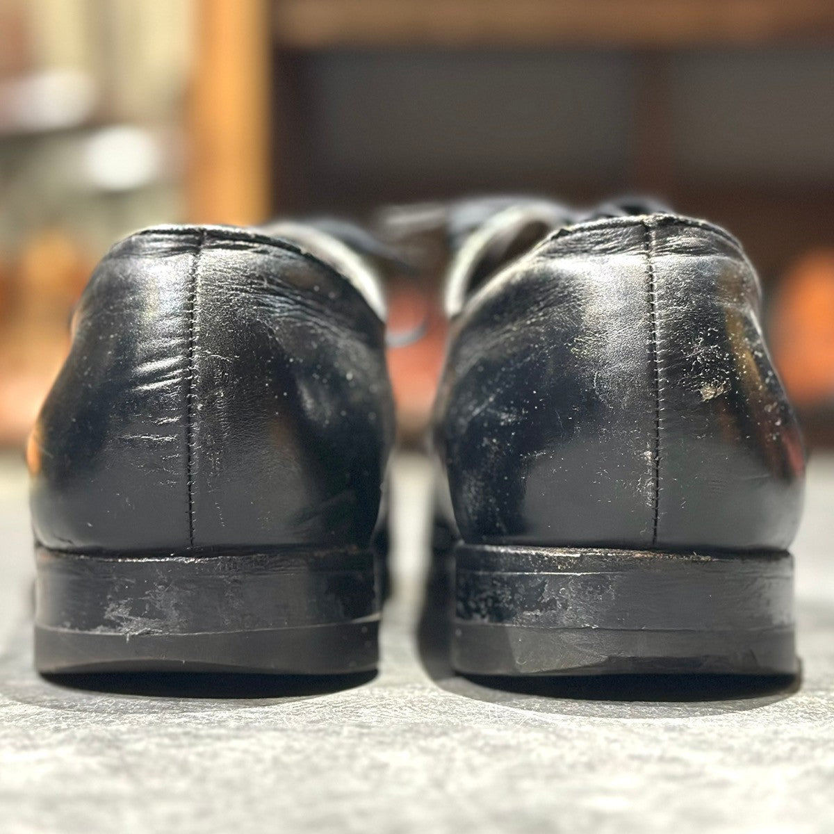 【FLORSHEIM】フローシャイム Uチップ カーフ 20623 カーフ ブラック サイズ 9.5D
