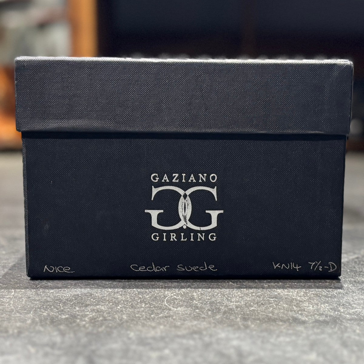 【GAZIANO&GIRLING】ガジアーノ&ガーリング タッセルローファー NICE スエード ブラウン サイズ UK7.5D KN14ラスト