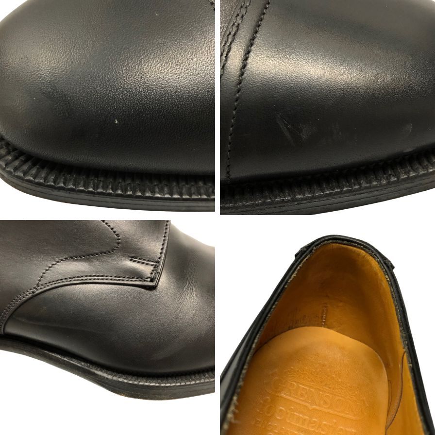 使用数回 【GRENSON】グレンソン フットマスター キャップトゥ カーフ ブラック サイズUK8.5