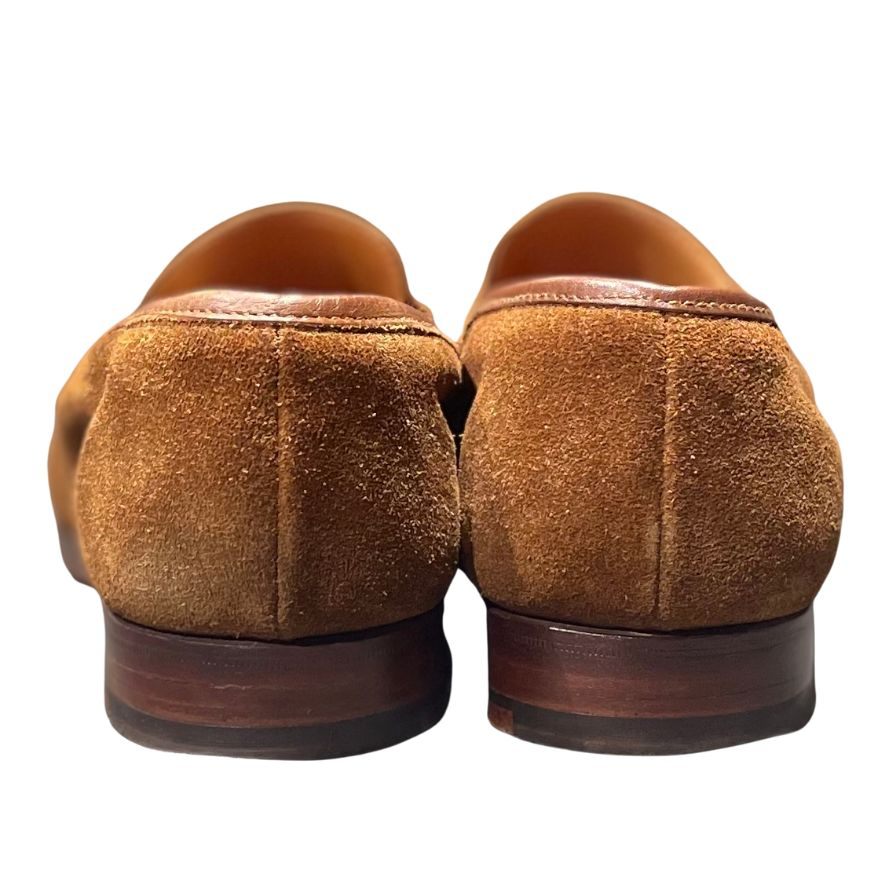 【CROCKETT&JONES】クロケット&ジョーンズ ローファー スエード ブラウン(茶系) サイズ UK5.5E ラスト