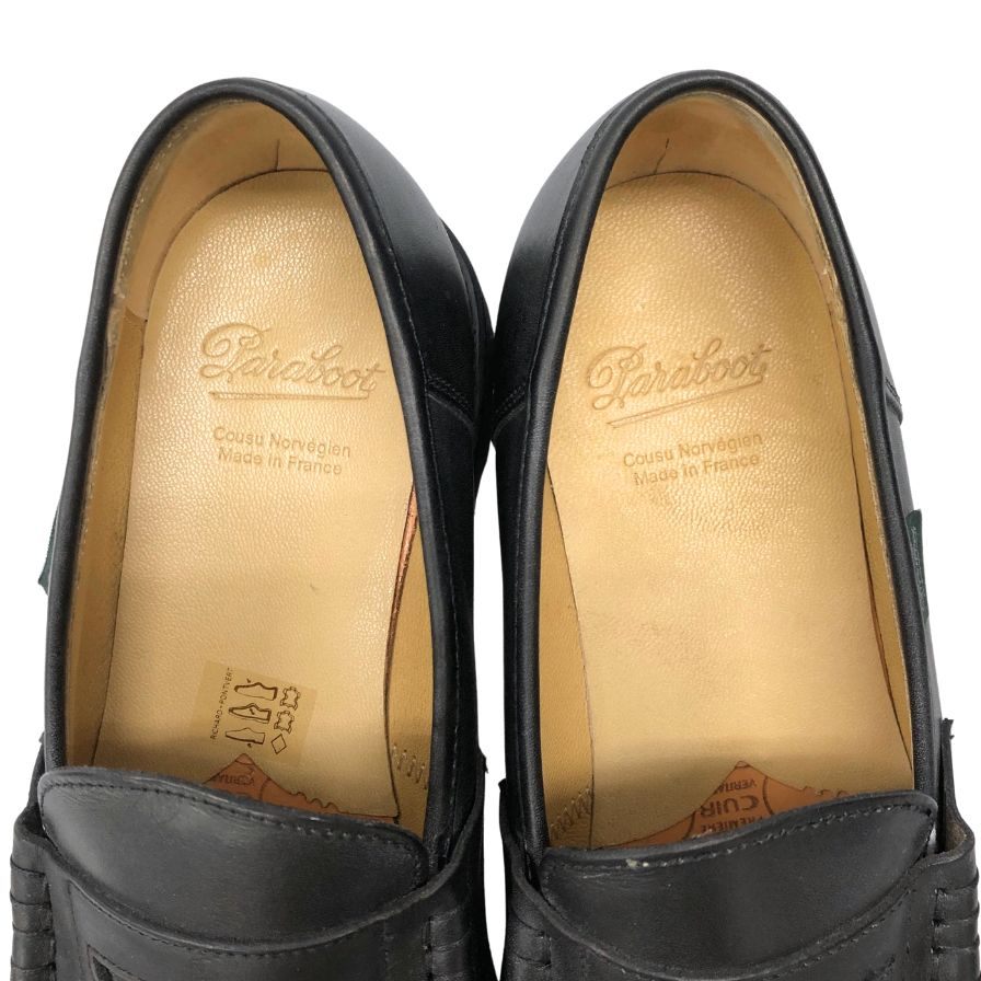 【PARABOOT】パラブーツ ローファー レザー ブラック(黒) サイズ 26.5 ラスト