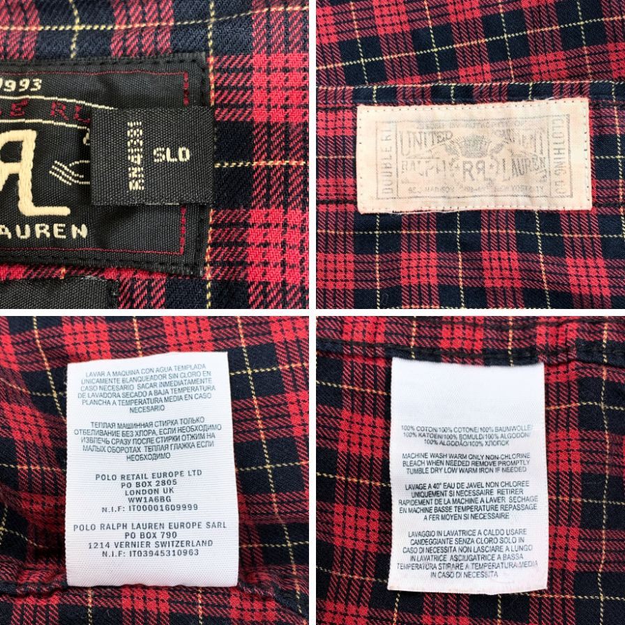 【RRL Ralph Lauren】ダブルアールエル シャツ サイズ