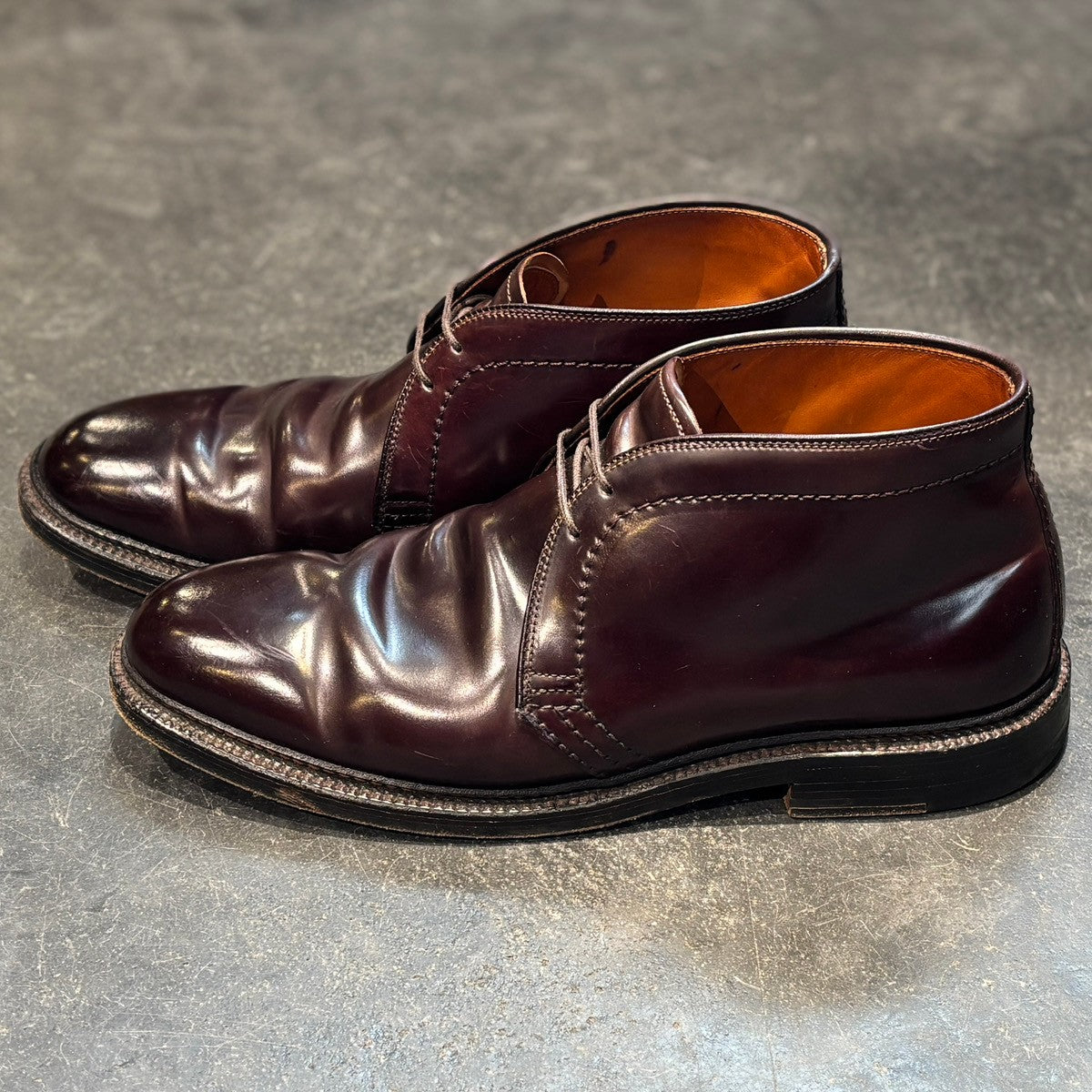 【ALDEN】オールデン チャッカブーツ 1339 コードバン ダークバーガンディ サイズUS9D バリーラスト 参考定価¥216,700-