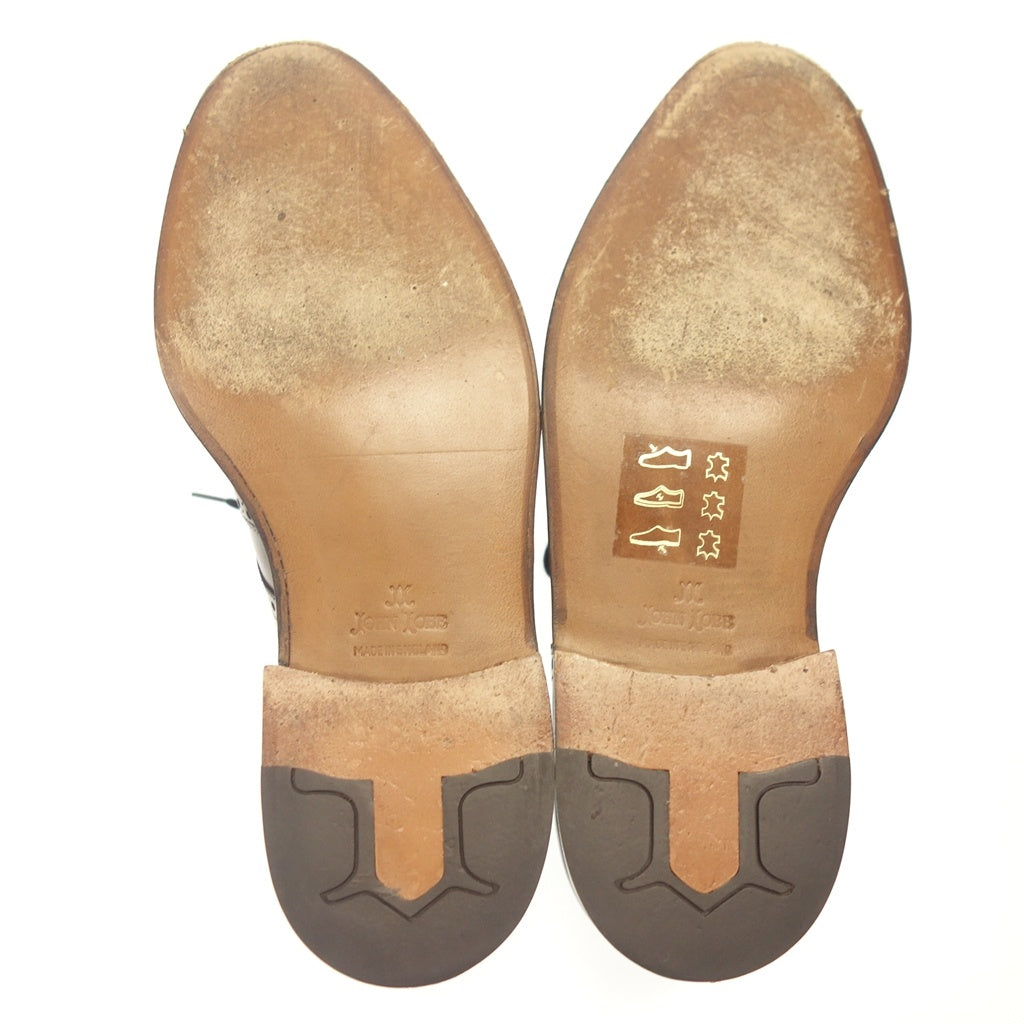 【JOHN LOBB】ジョンロブ ダービー フルブローグ カーフ バーガンディアンティーク UK5E 8695ラスト DARBY