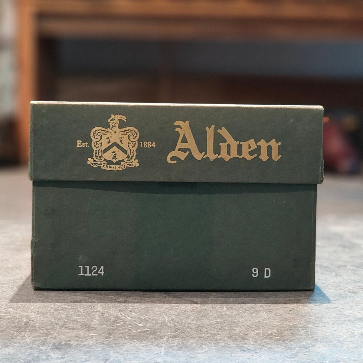 希少 【ALDEN】オールデン アナトミカ別注 1124 プレーントゥ ブーツ コードバン ブラック サイズUS9D モディファイドラスト