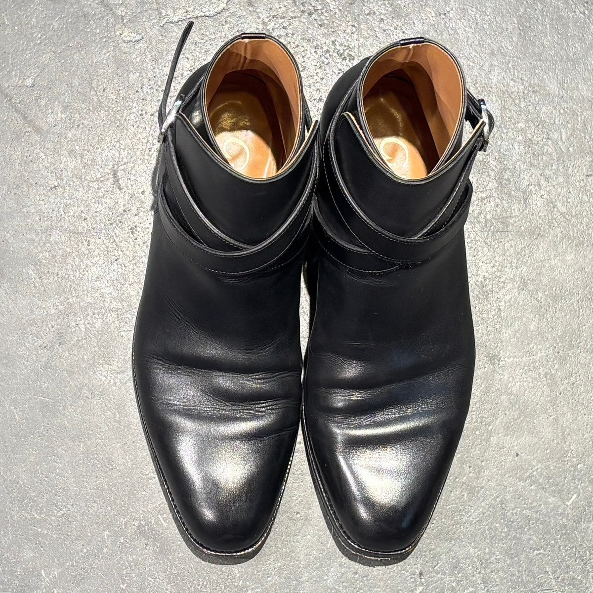 【F.LLI GIACOMETTI】フラテッリ ジャコメッティ ジョッパーブーツ FG337 カーフ ブラック サイズ 39