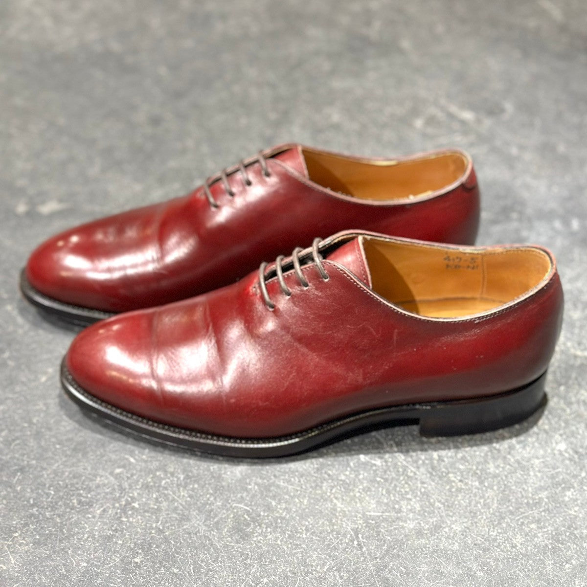 美品【KOKON】ココン 417L カーフ ベティスワイン サイズUK5