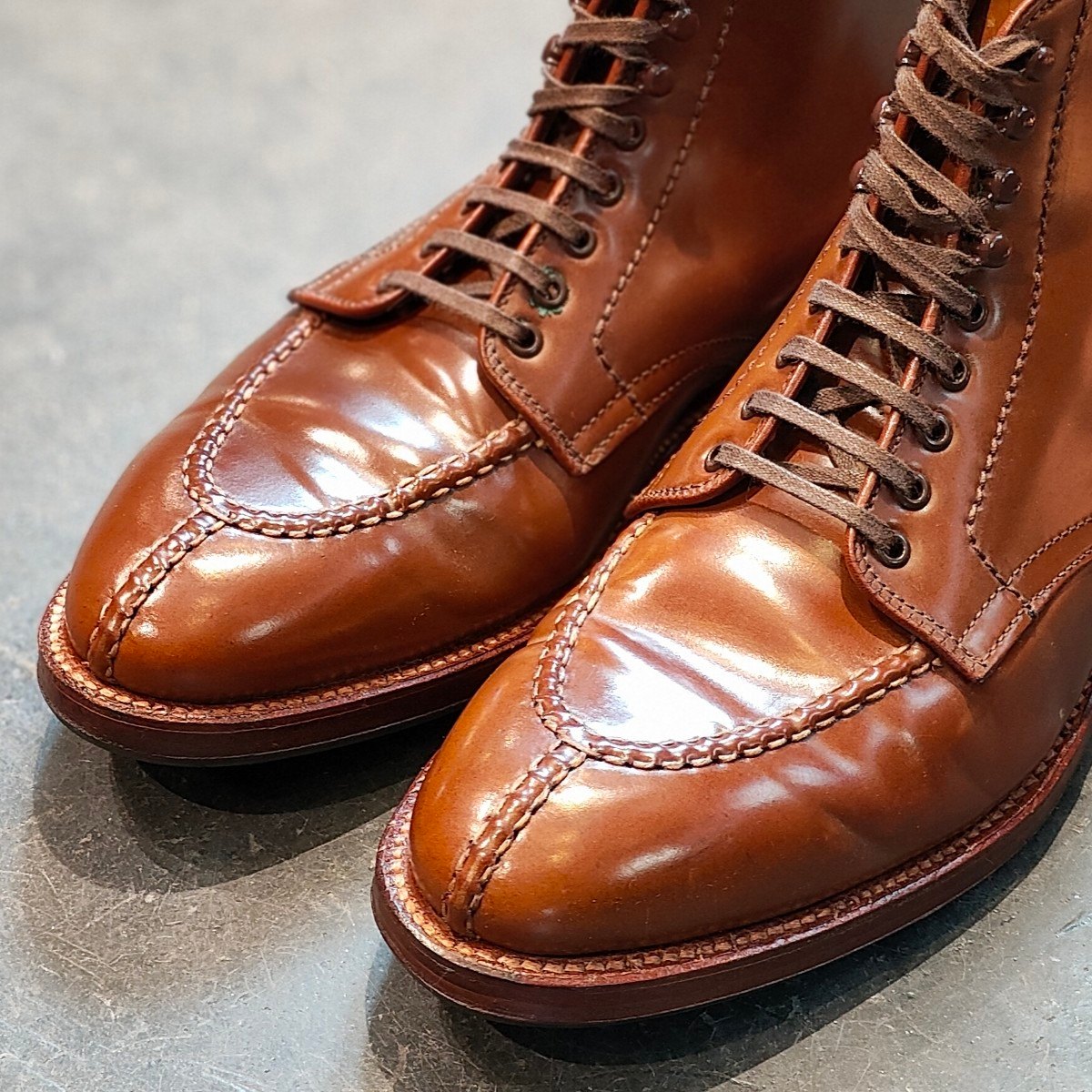 希少 使用数回 【ALDEN】オールデン The Shoe Mart別注 4030 NST タンカーブーツ コードバン ラベロ サイズUS9D アバディーンラスト