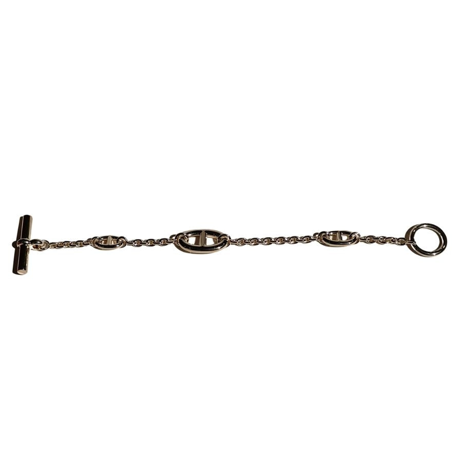 【HERMES Accessory】エルメス ブレスレット ファランドール シェーヌダンクル LG Ag925 シルバー ユニセックス