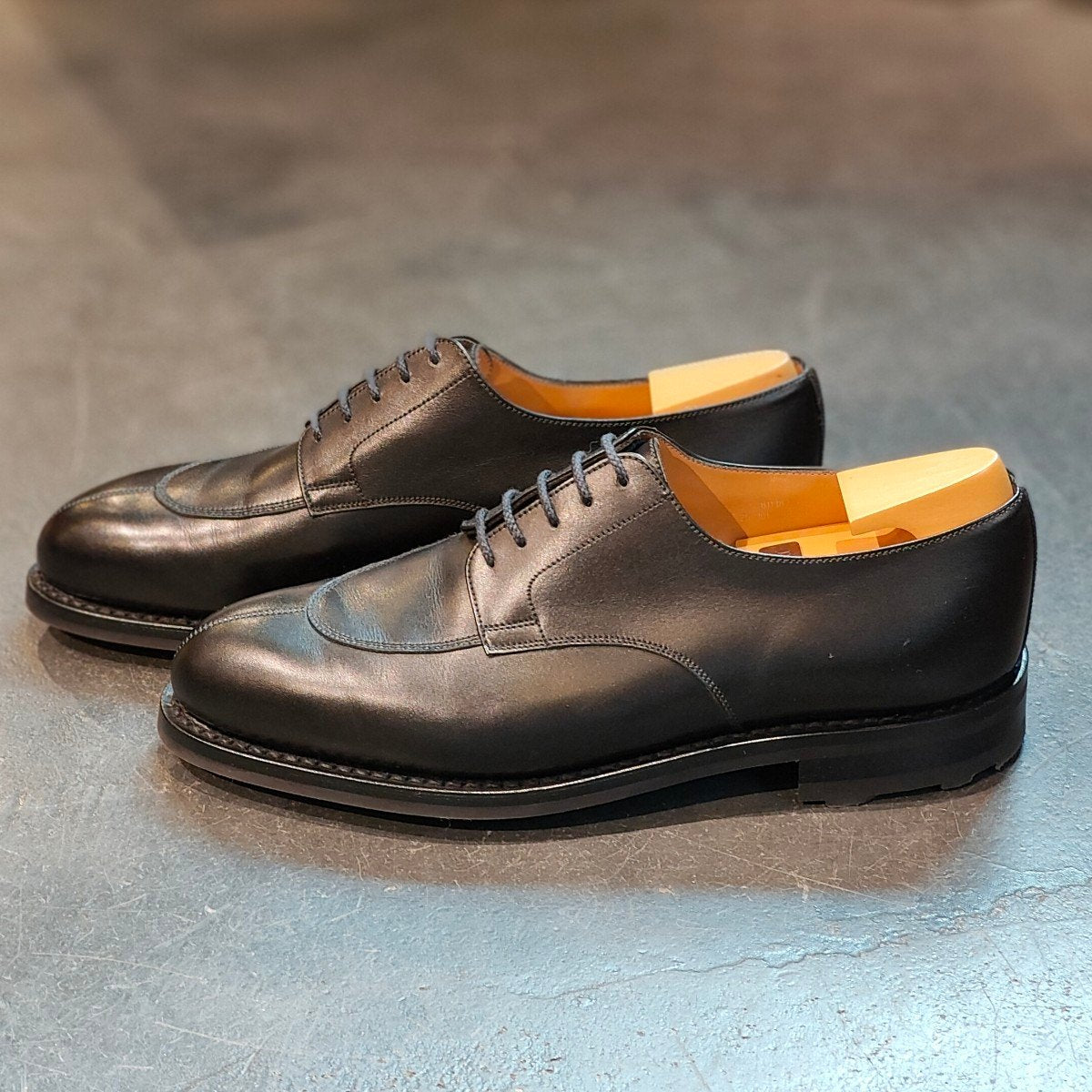 使用数回  【J.M.WESTON】ジェイエムウエストン  Uチップ カーフ ブラック サイズ UK7.5C 25ラスト 定価¥170,500-