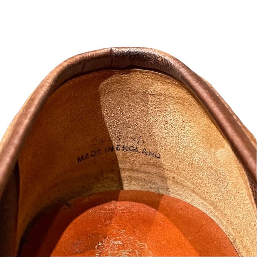 【CROCKETT&JONES】クロケット&ジョーンズ ローファー スエード ブラウン(茶系) サイズ UK5.5E ラスト