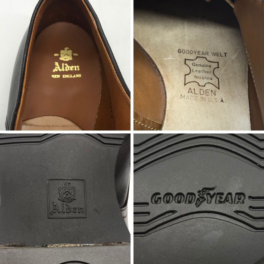 【Alden】オールデン 54673 ビジネスシューズ カーフ ブラウン(茶系) サイズ 10.5 ラスト