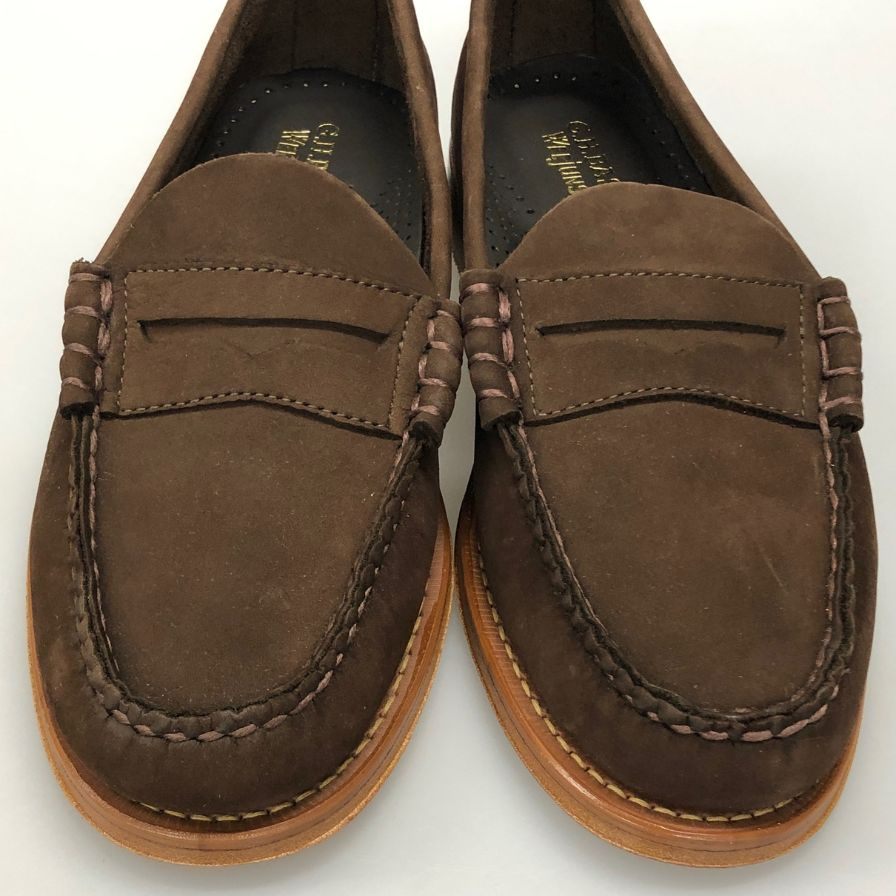 新品未使用 【G.H.Bass&Co. 】 ジーエイチバス 11711D ラーソン ローファー ヌバック ブラウン サイズ US7