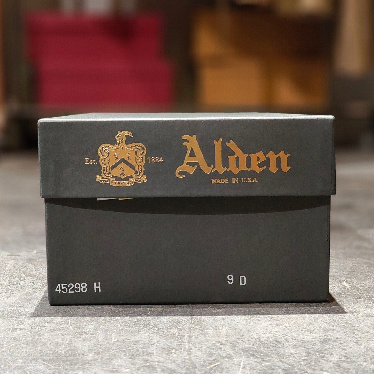 美品 【ALDEN】オールデン 45298H プレーントゥブーツ コードバン ダークバーガンディ サイズ US9D バリーラスト