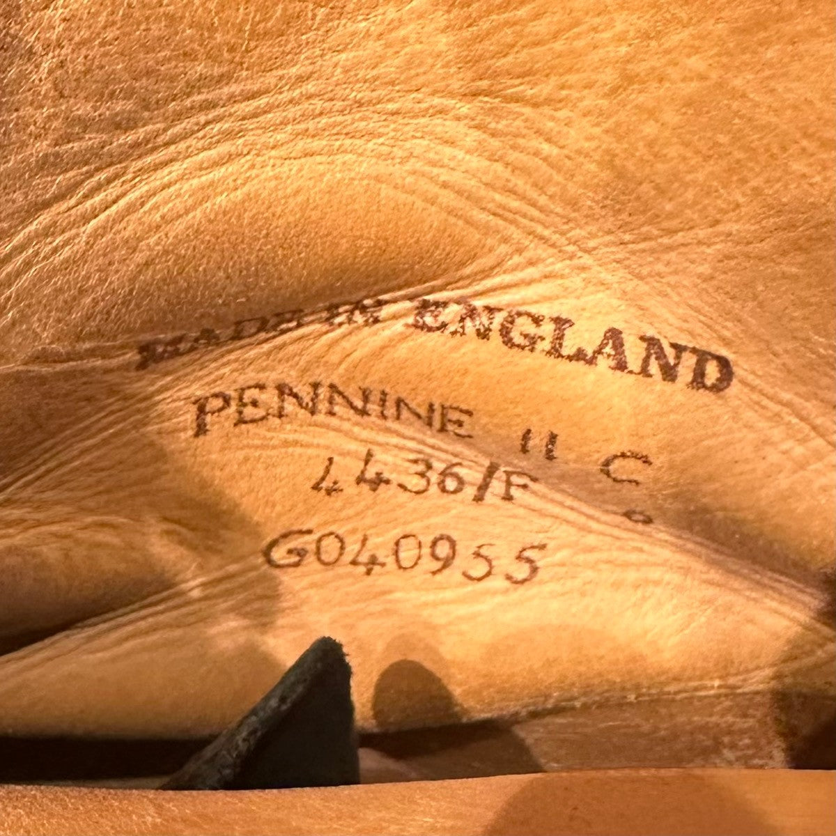 【JOSEPH CHEANEY】ジョセフチーニー ペナイン2 ギブソンブーツ グレインレザー ブラック サイズUK6