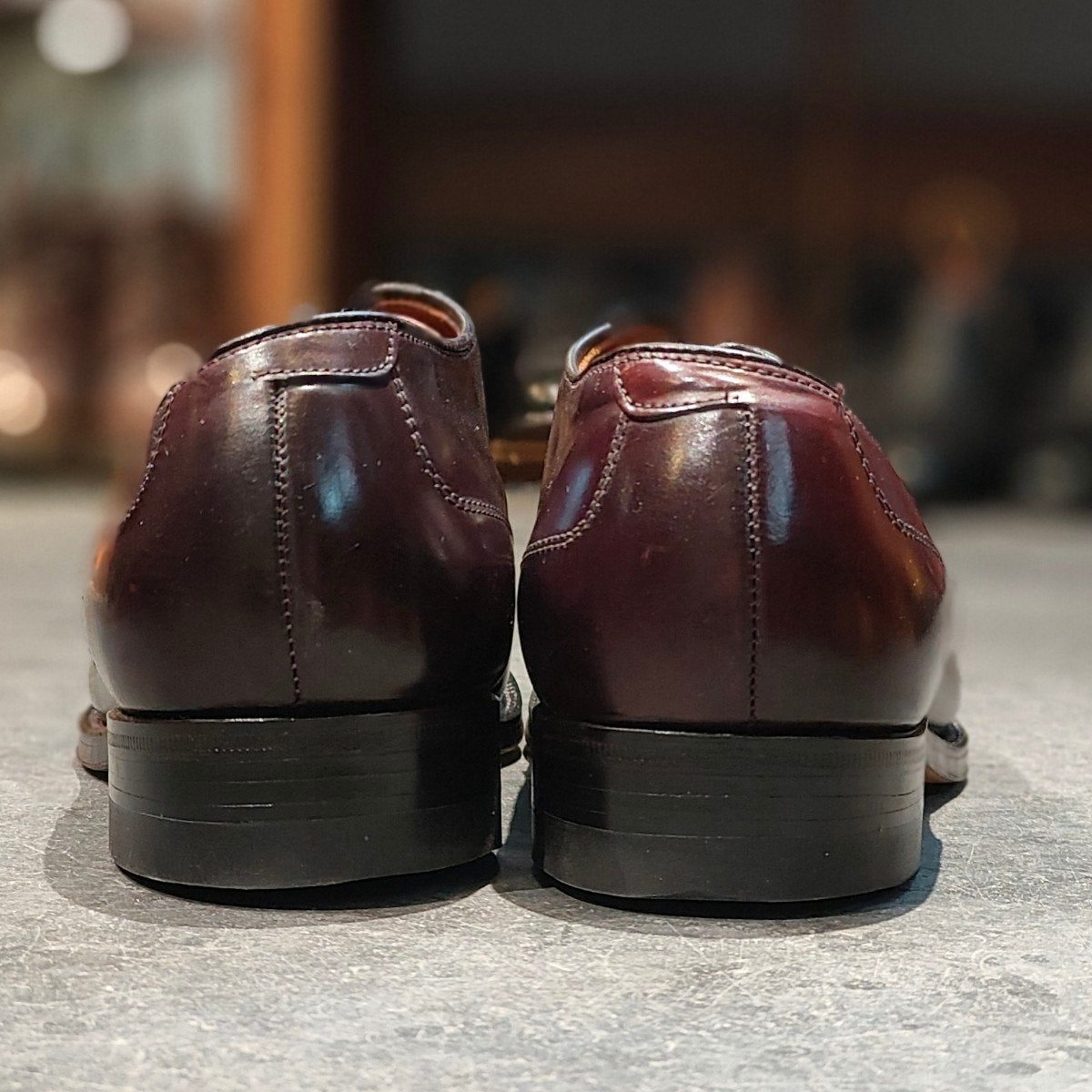希少 新品未使用【ALDEN】オールデン リジェクト品 54038 NST Uチップ コードバン ダークバーガンディ サイズUS8.5D モディファイドラスト