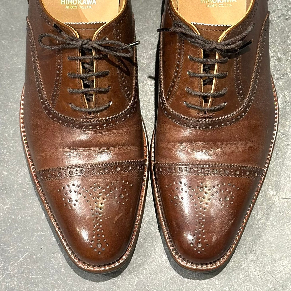 使用数回【SCOTCH GRAIN】スコッチグレイン 920 オデッサ カーフ ブラウン サイズ23.5cm