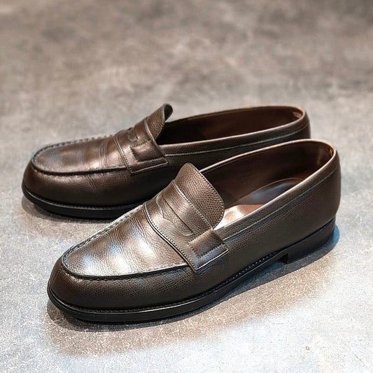 希少 美品【J.M.WESTON】ジェイエムウエストン 180 シグニチャーローファー 120周年記念限定ライン「カントリー・クラブ」コレクション 2011年モデルグレインレザー ブロンズグリーン サイズ U6.5C 41ラスト 現行参考定価¥156,200-