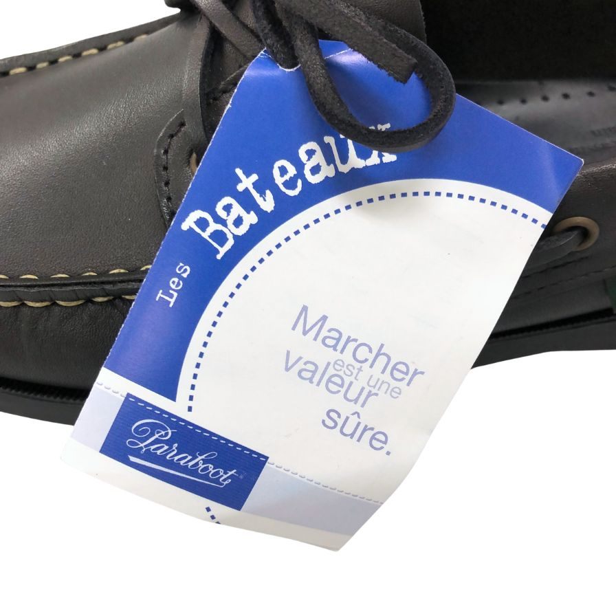 【PARABOOT】パラブーツ デッキシューズ ブラック(黒) サイズ 26.5 ラスト