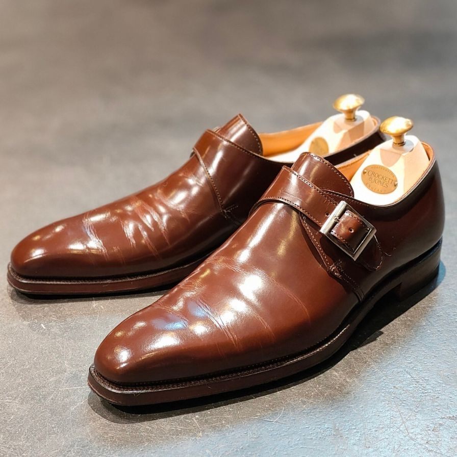 CROCKETT&JONES】クロケットジョーンズ モンクトン シングルモンク カーフ ブラウン サイズUK8E 348ラスト 参考定価￥ –  LASTLAB