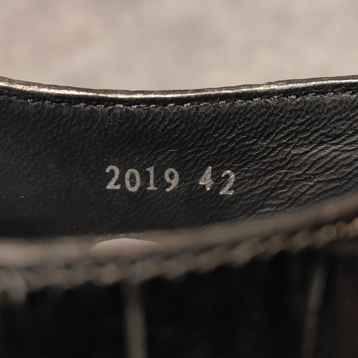 試着程度【Paraboot】パラブーツ パシフィック グルカサンダル  クロコ型押し ブラック サイズ42