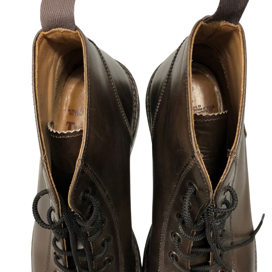 【Tricker's】トリッカーズ 6077 モンキーブーツ レースアップブーツ レザー ブラウン サイズUK9