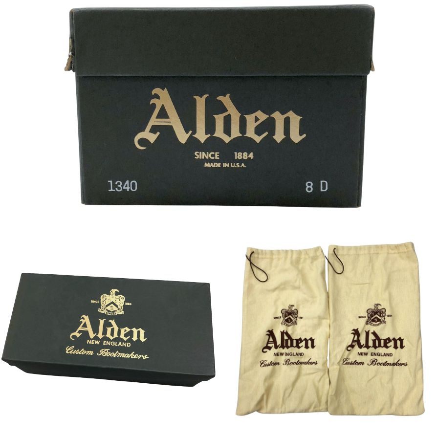 【ALDEN】オールデン 1340 ブーツ コードバン ブラック(黒) サイズ 8D ラスト