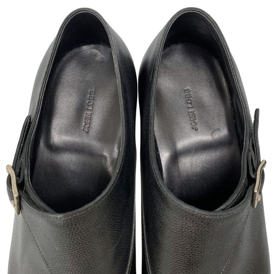 新品未使用【JOHN LOBB】ジョンロブ コースト シングルモンク グレインレザー ブラック サイズUK10.5E 7000ラスト