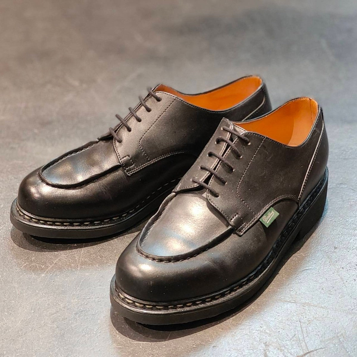 【Paraboot】パラブーツ シャンボード Uチップ カーフ ブラック サイズUK9 定価¥96,800-